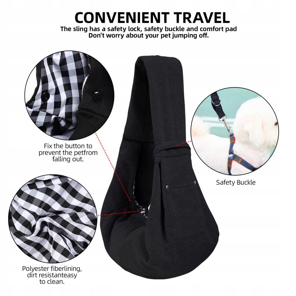 Cat Dog Transporter Bag Carrier Shoulder Transport Kangaroo Up to 7Kg Packaging status original