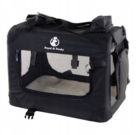 Cat Dog Transporter Carry Bag S 34 cm x 50 cm x 36 cm BLACK