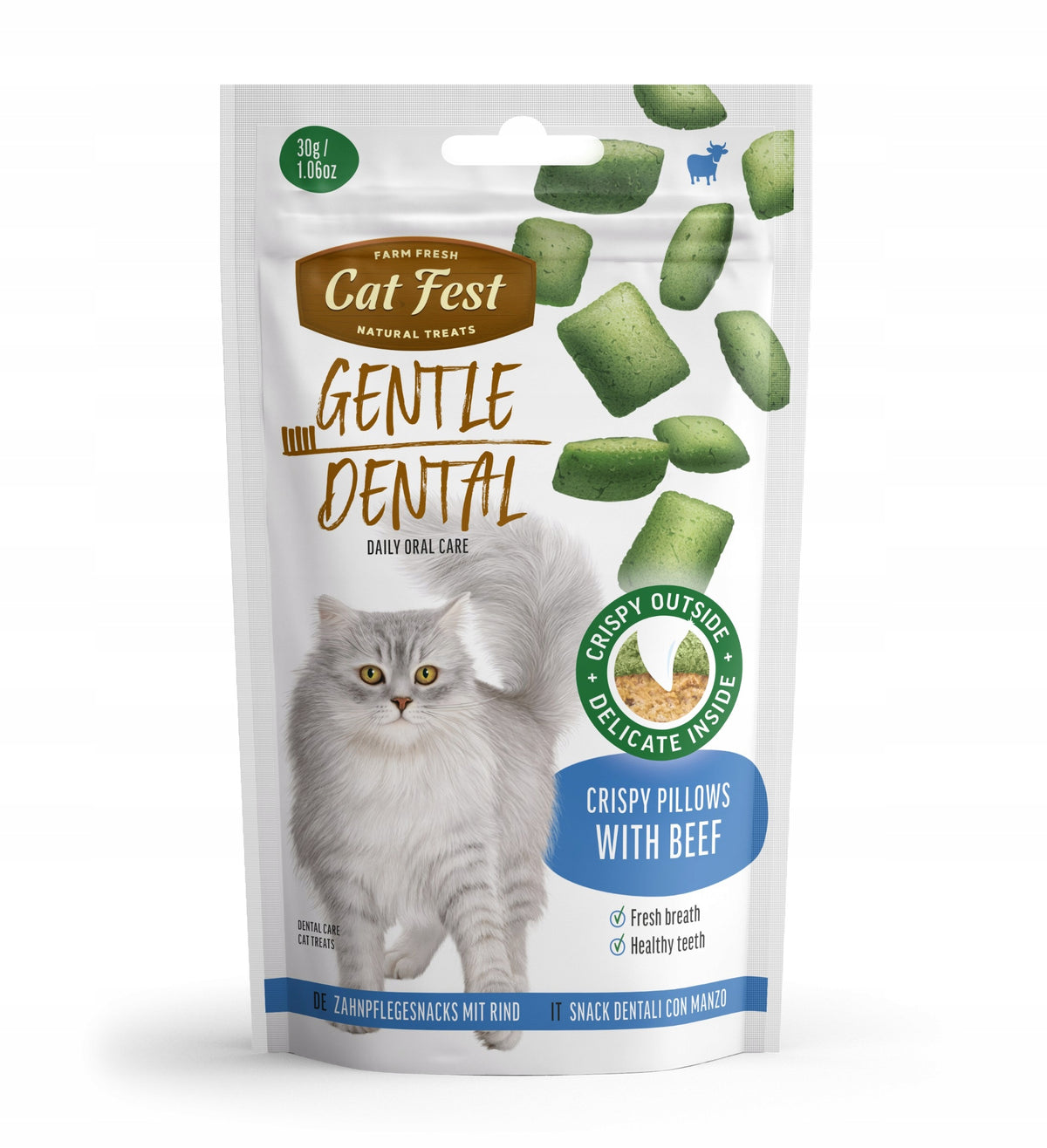 Cat Fest Dental Pillows with Beef 30g