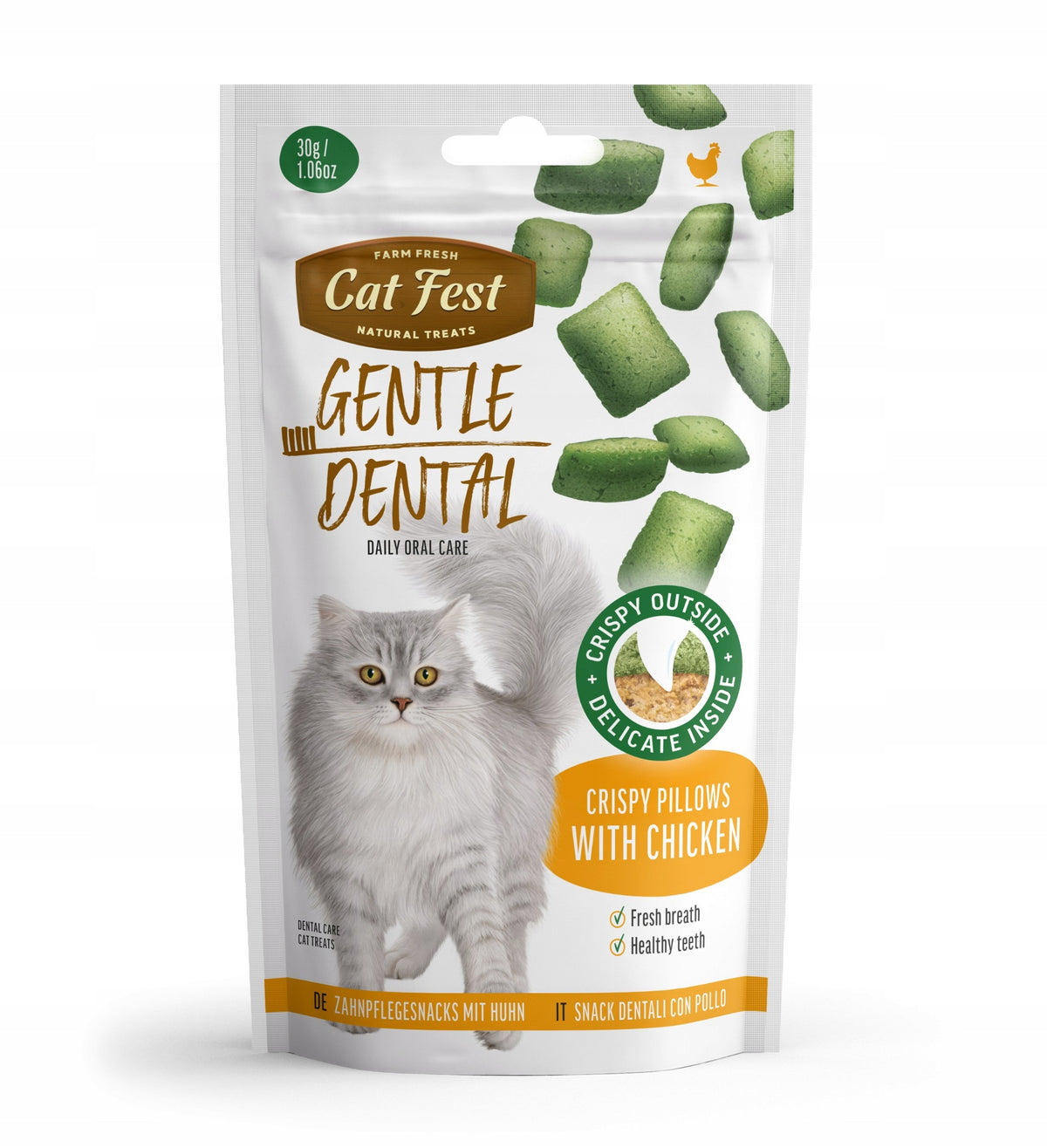 Cat Fest Dental Pillows with Chicken 30g