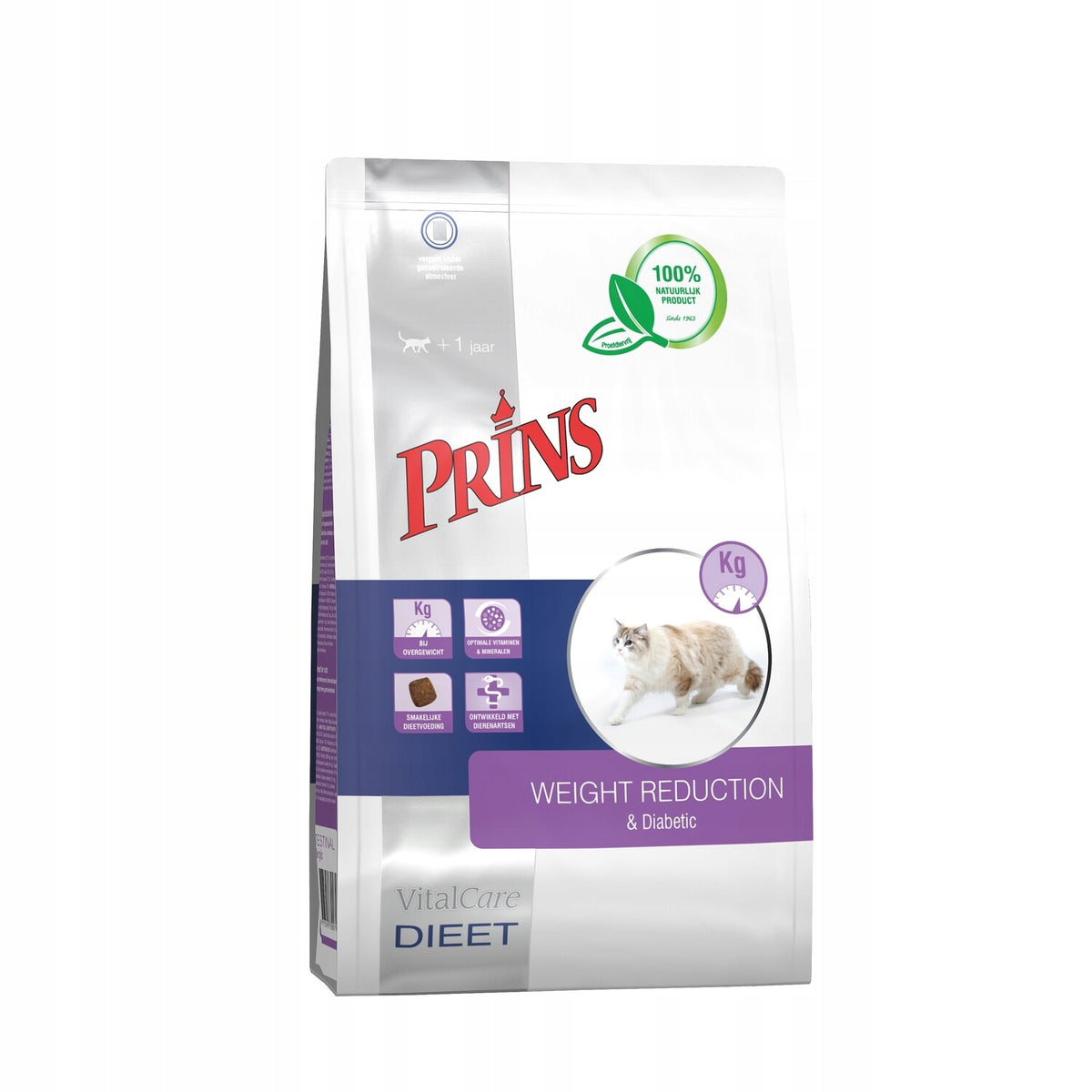 Cat Food Prins VC Weight Reduction & Diabetic 1,5 kg