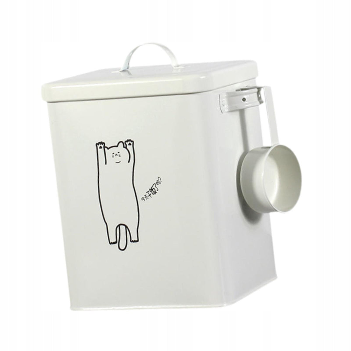 Cat Food Storage Container Food Storage Bucket Airtight Tank Rice Box Dry A Packaging status no packaging