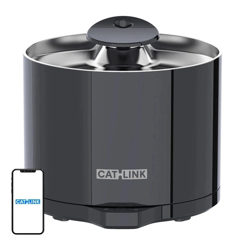 Cat Fountain Catlink Automatic Drinker WiFi 2,6L Stainless Steel