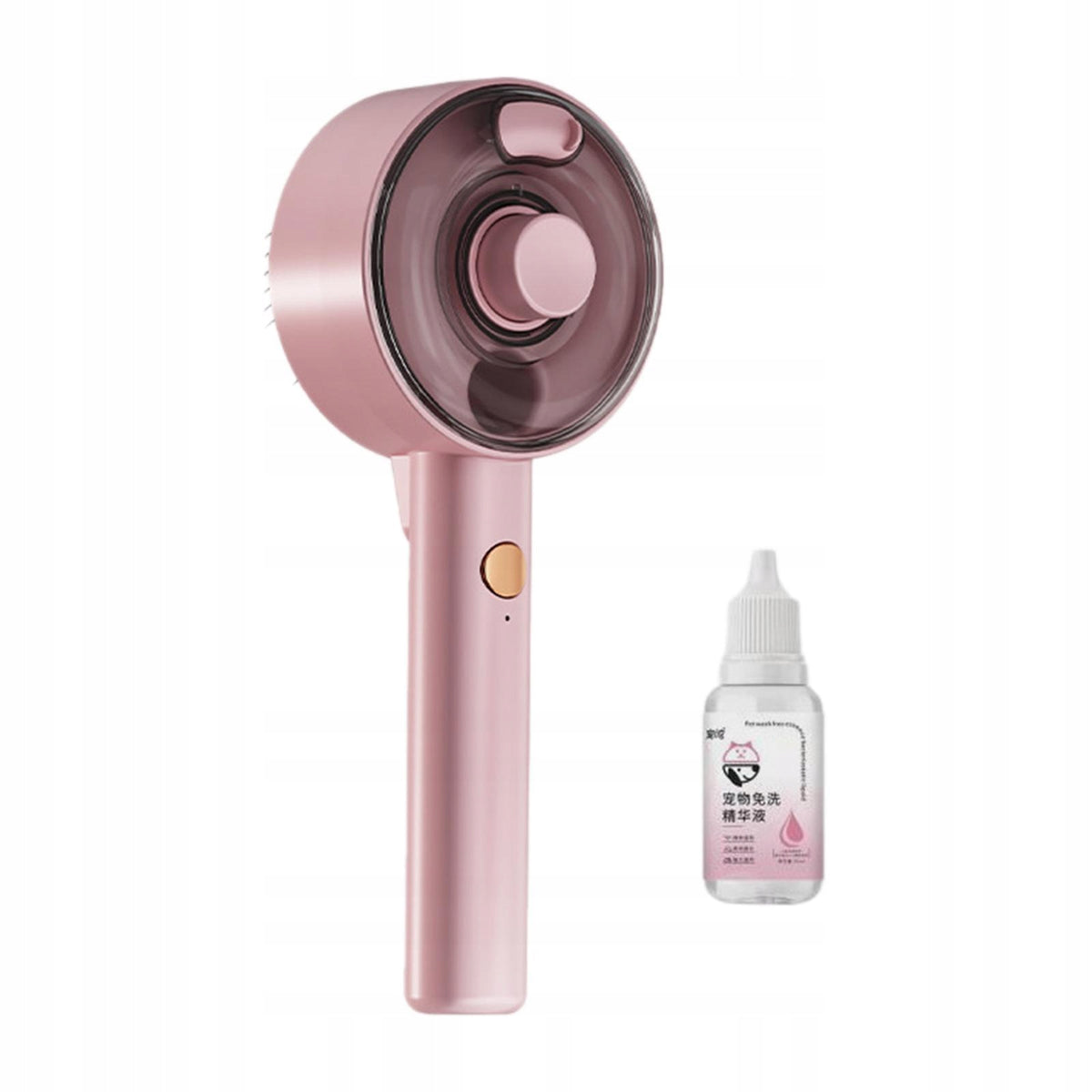 Cat Hair Comb Hair Remover Portable Multifunctional Pink and Essence 25ml