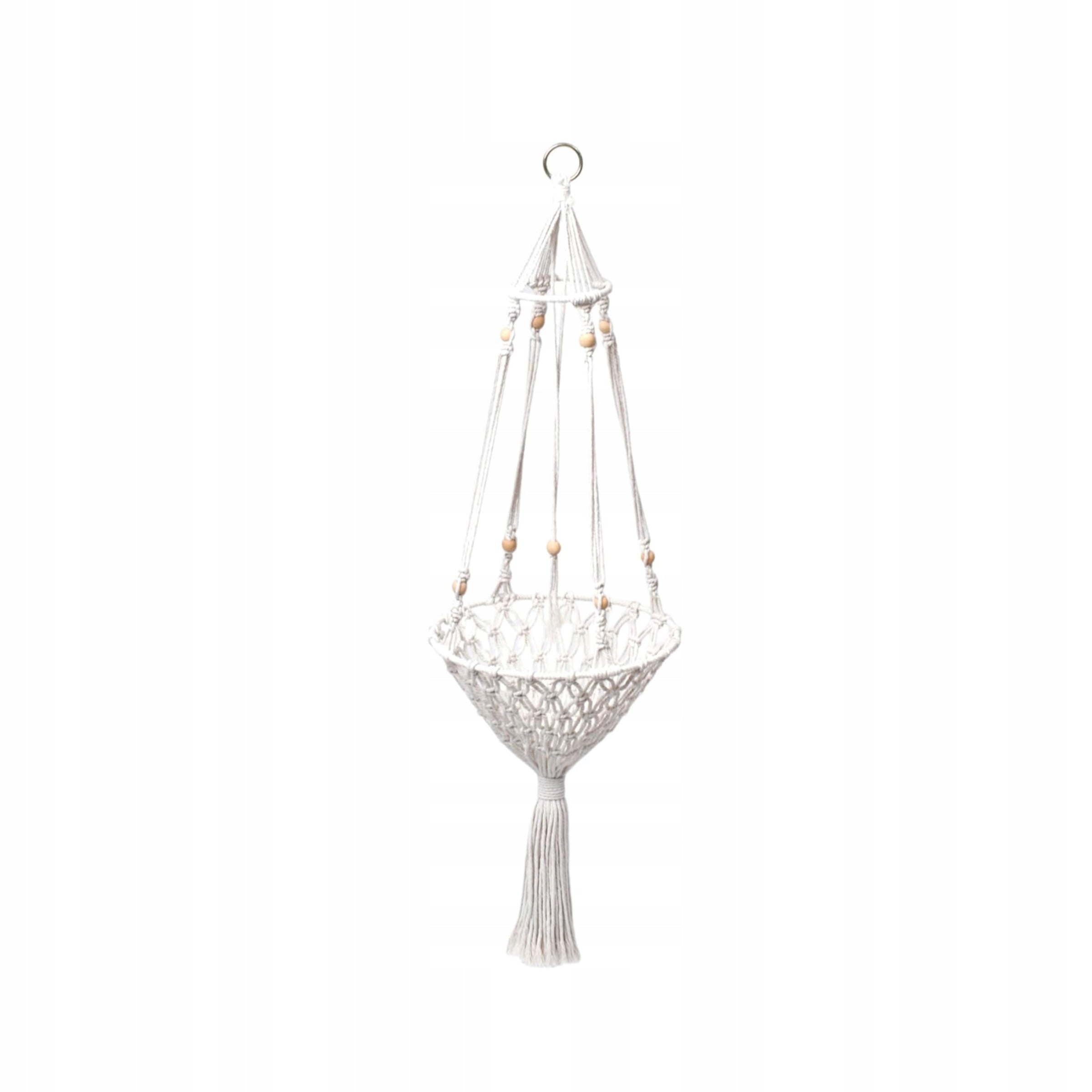 Cat Hammock Bed Hanging Hand Woven White