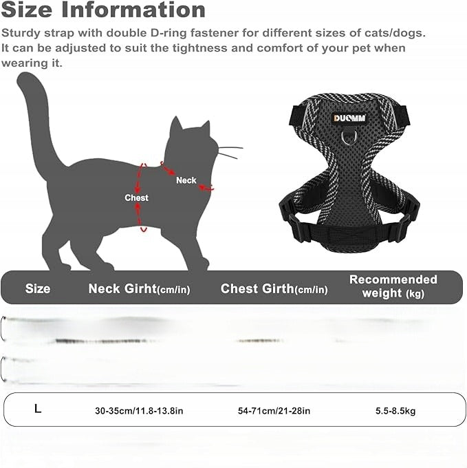 Cat Harness, Cat Collar, Rabbit, Puppy Manufacturer code DMJ003