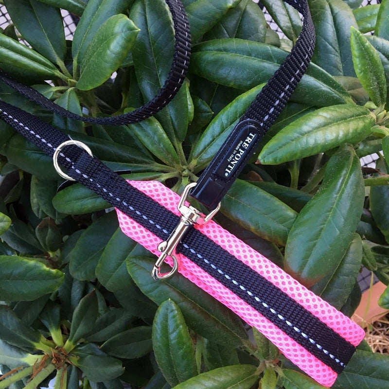 Cat LANYARD TRE PONTI Mesh Pink SOFT handle 180cm LONG Brand Tre Ponti