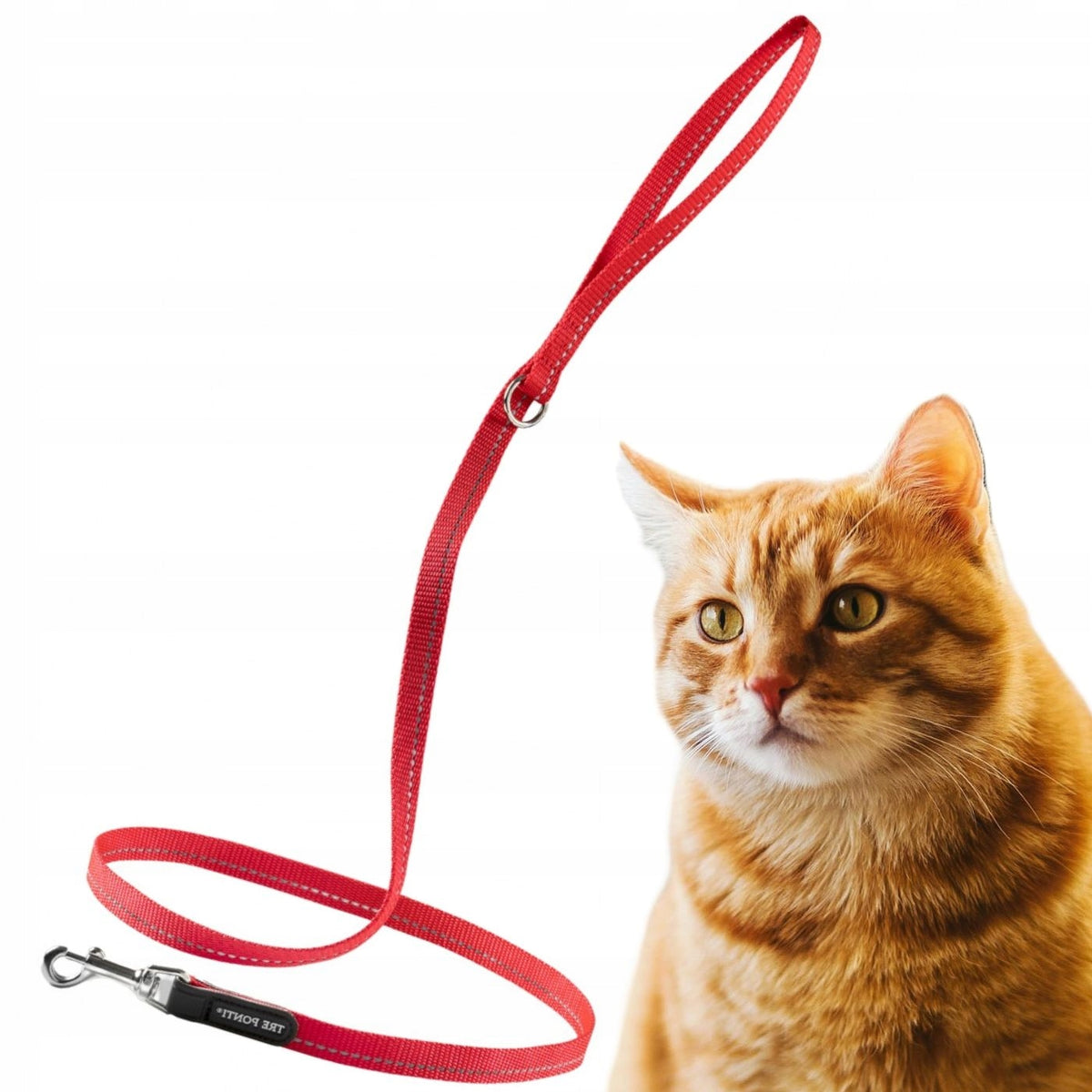 Cat LANYARD TRE PONTI Red with reflective 130cm
