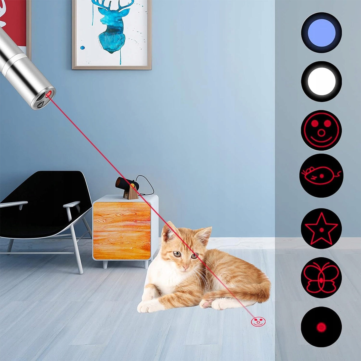 Cat Laser 3in1 Cat Laser Pointer Packaging status original