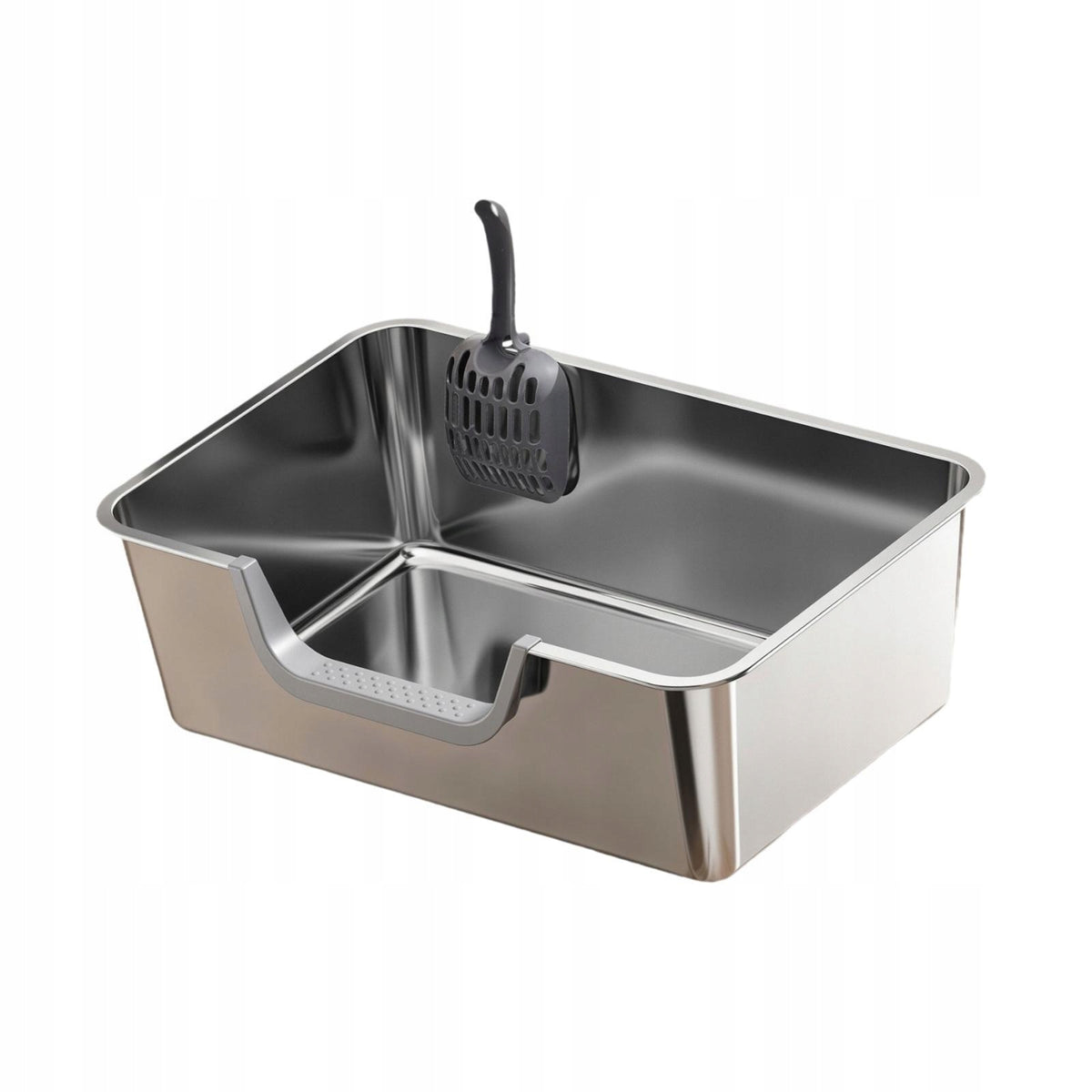 Cat Litter Box, Cat Litter Box, Open Top, Low Entry, Portable, Easy to M Packaging status original