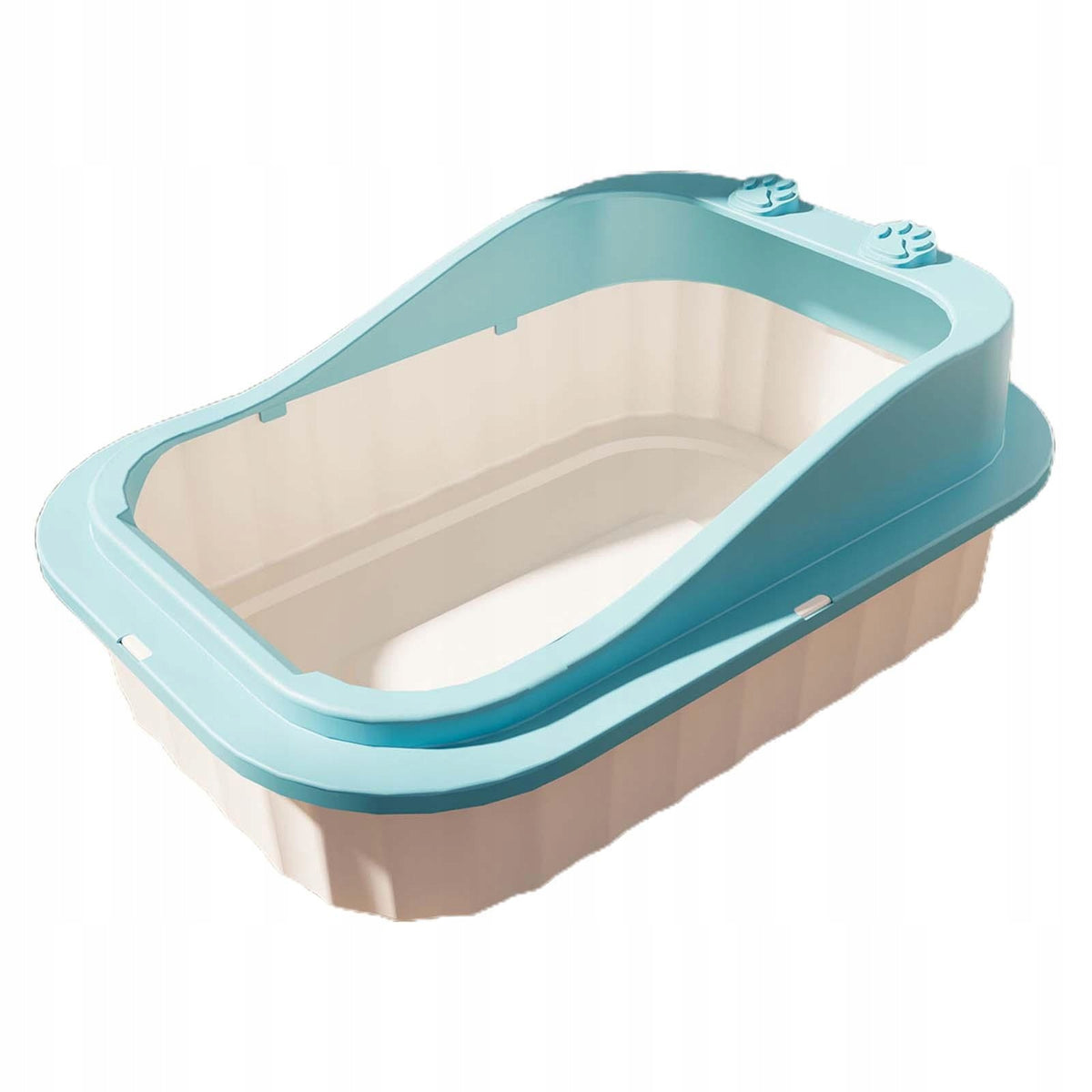 Cat Litter Box Cats Litter Tray Kitty Litter Blue