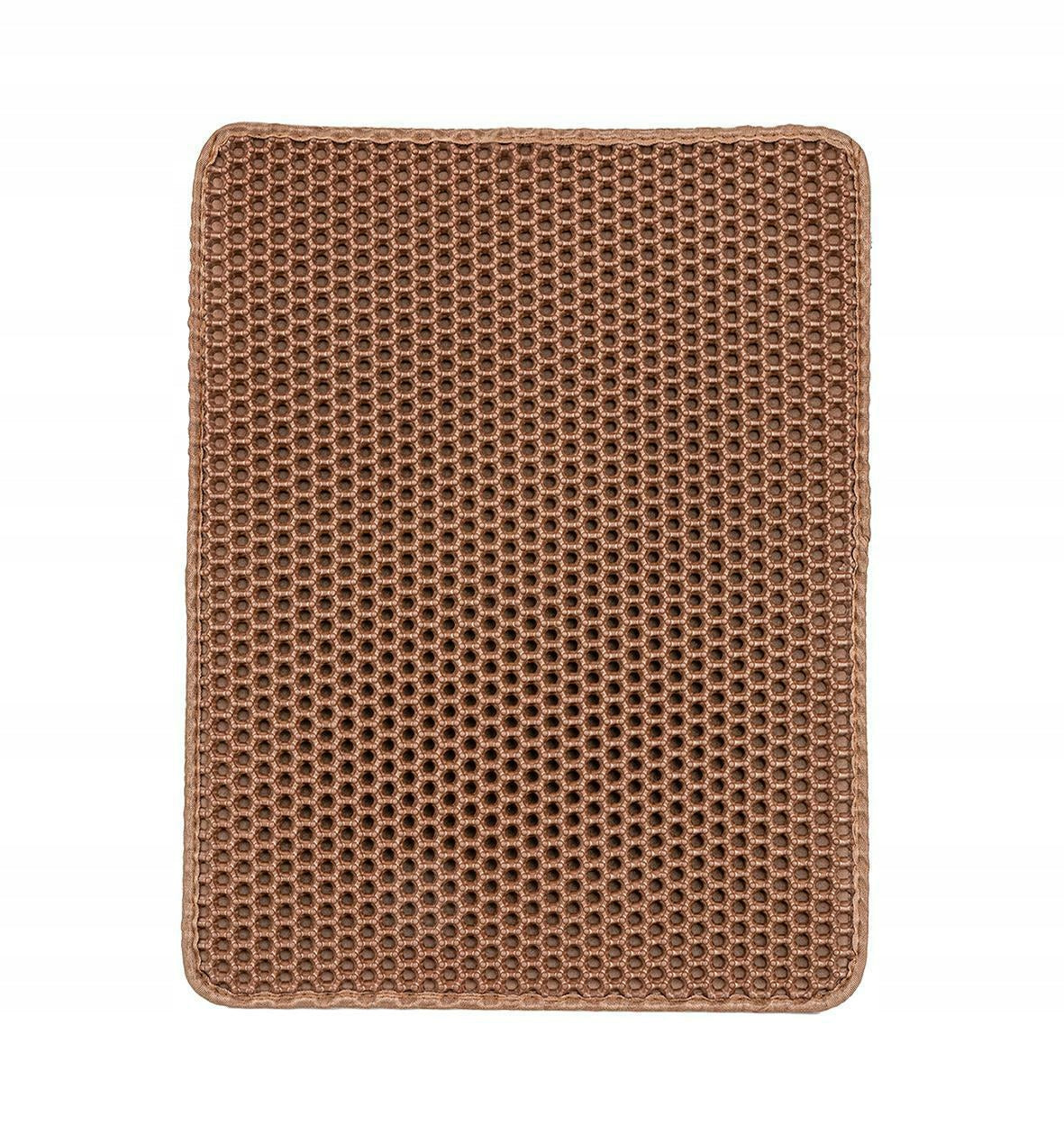 Cat Litter Box Mat Happet Protection 45x60cm Dark Coffee Durable Manufacturer code MK08
