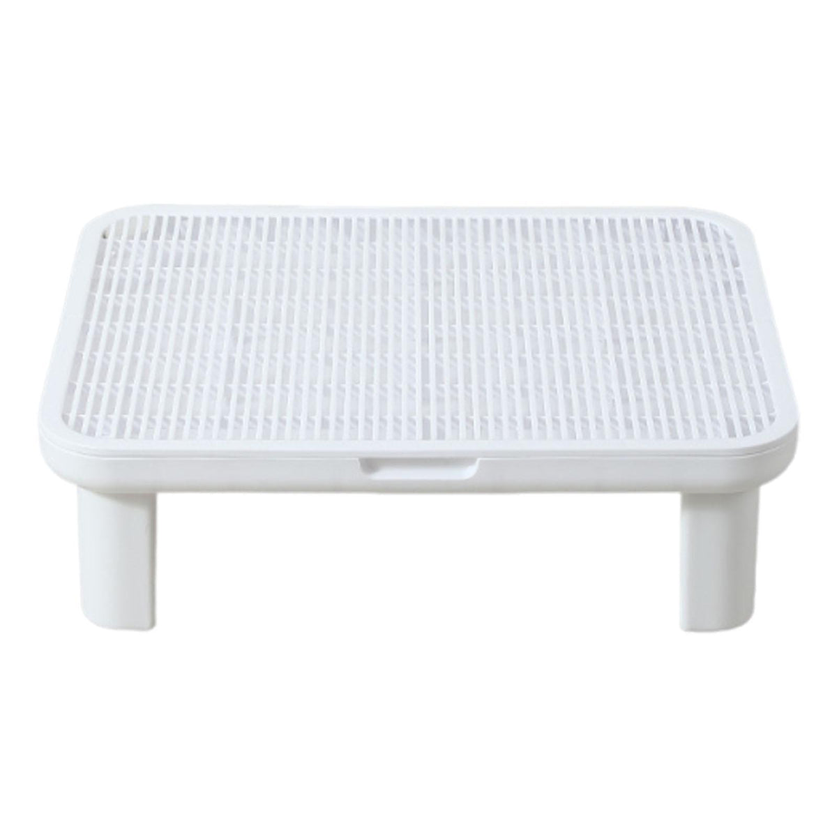 Cat Litter Box Step Anti Tracking Easy to Clean Professional Litter White Packaging status original