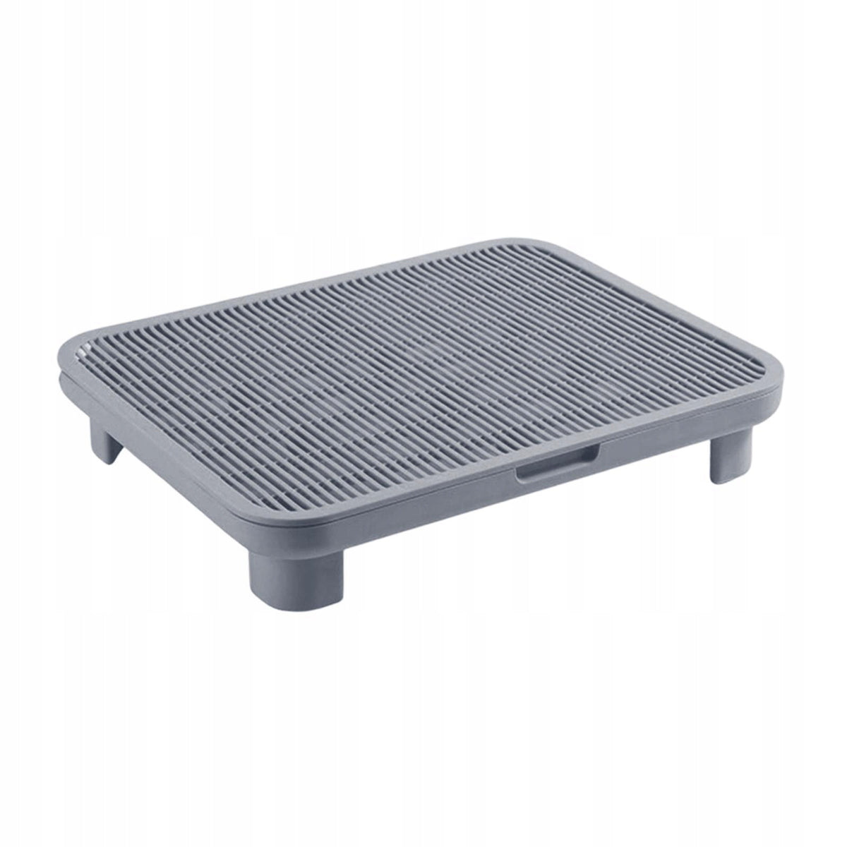 Cat Litter Box Step Professional Portable Practical Cat Litter Gray