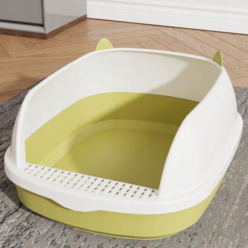 Cat Litter Boxes Indoor Cats Portable Detachable Frame Bedpan Pet Green S Manufacturer code 03364057321