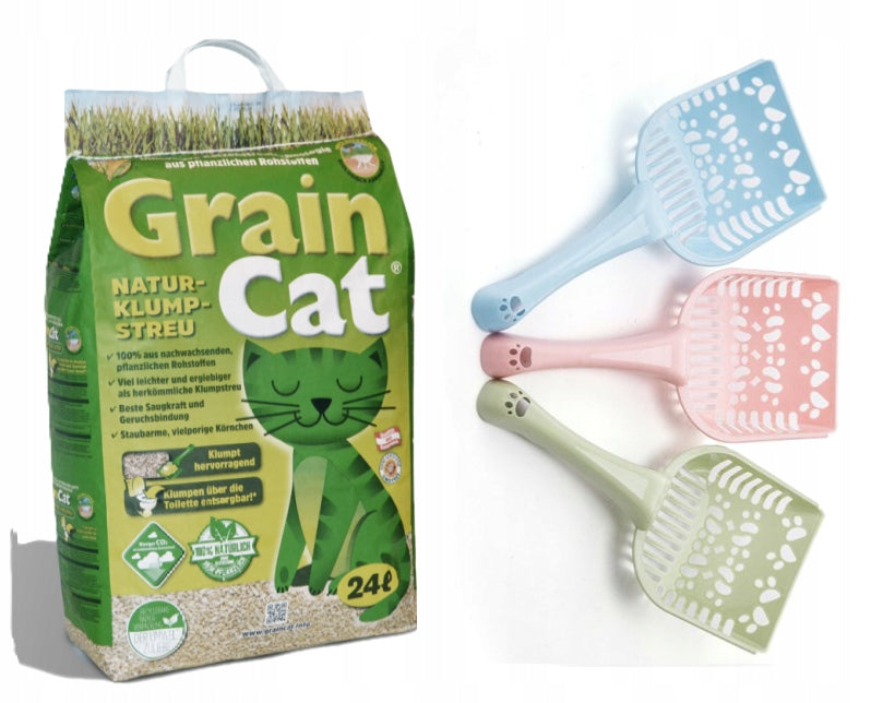 Cat Litter CLUMPING ECOLOGICAL 24l Cereal BIODEGRADABLE for WC
