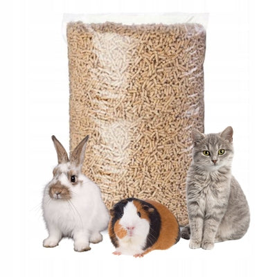 Cat Litter Rabbit Hamster Pig Wooden Light Natural 5 kg 10 L Brand Baku