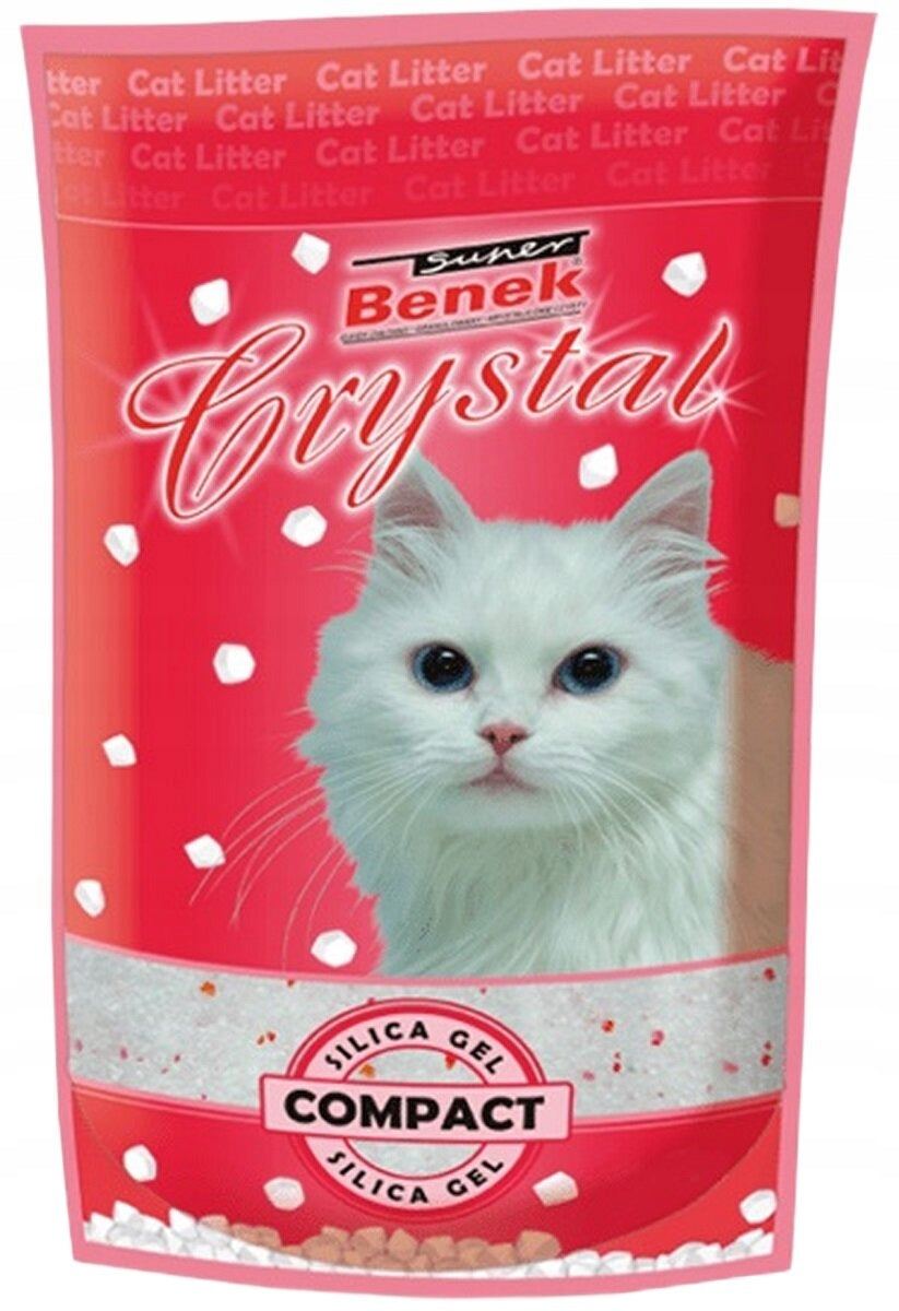 Cat Litter SUPER BENEK Crystal Compact Stardust 7.6 L