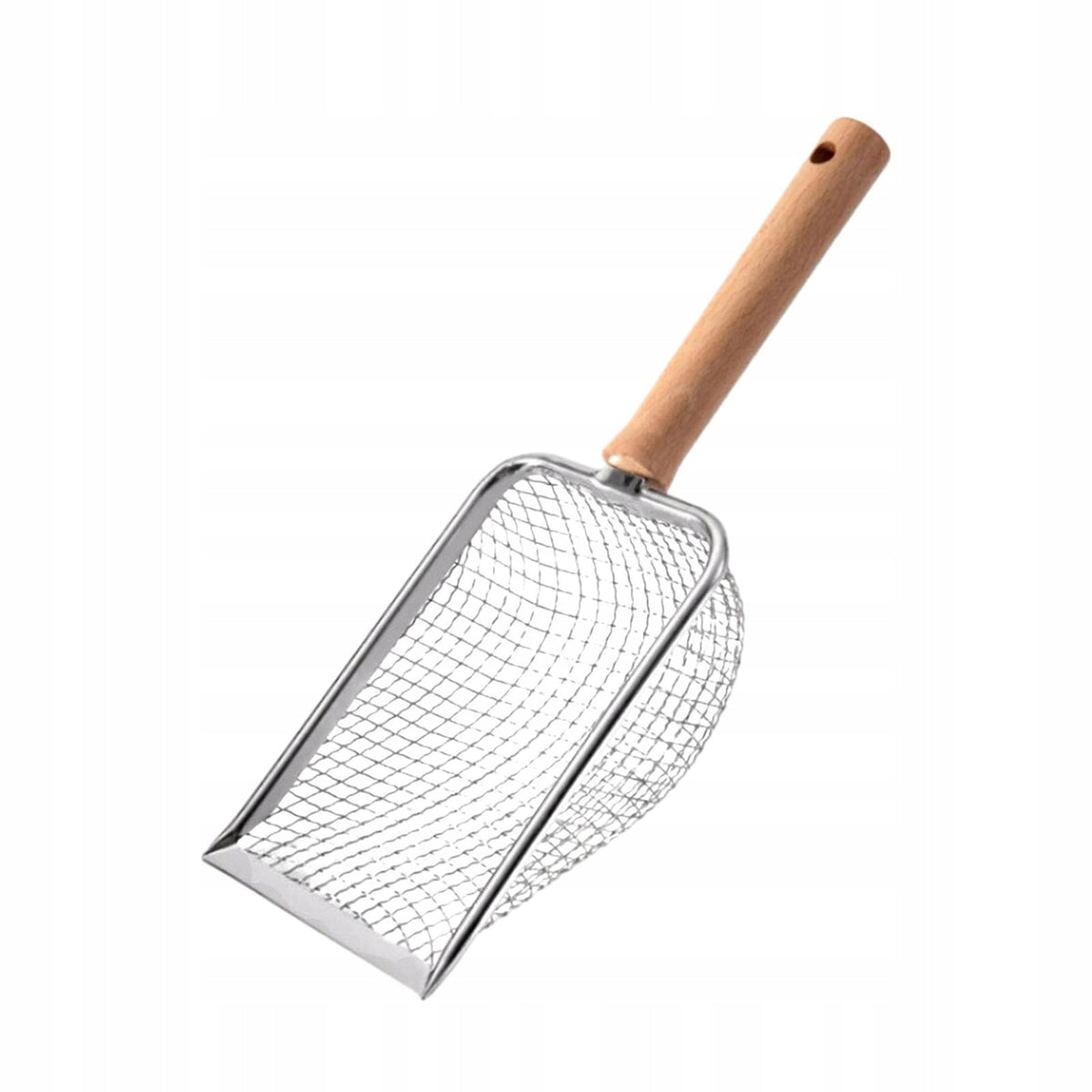 Cat Litter Scooper Easy to Clean Long Handle Durable Litter Mesh Hole 5x5mm