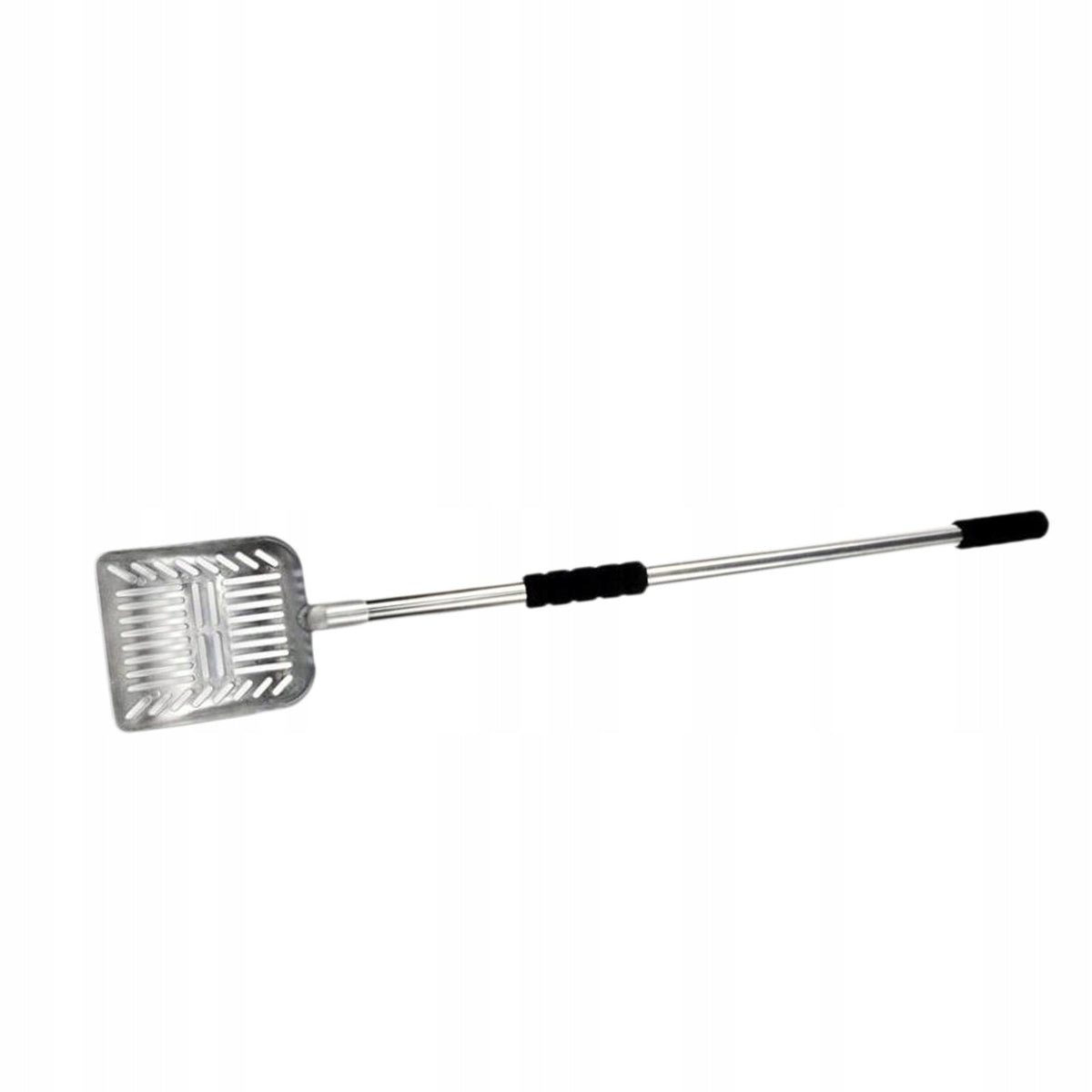 Cat Litter Scooper Extended Handle Stainless Steel Premium black