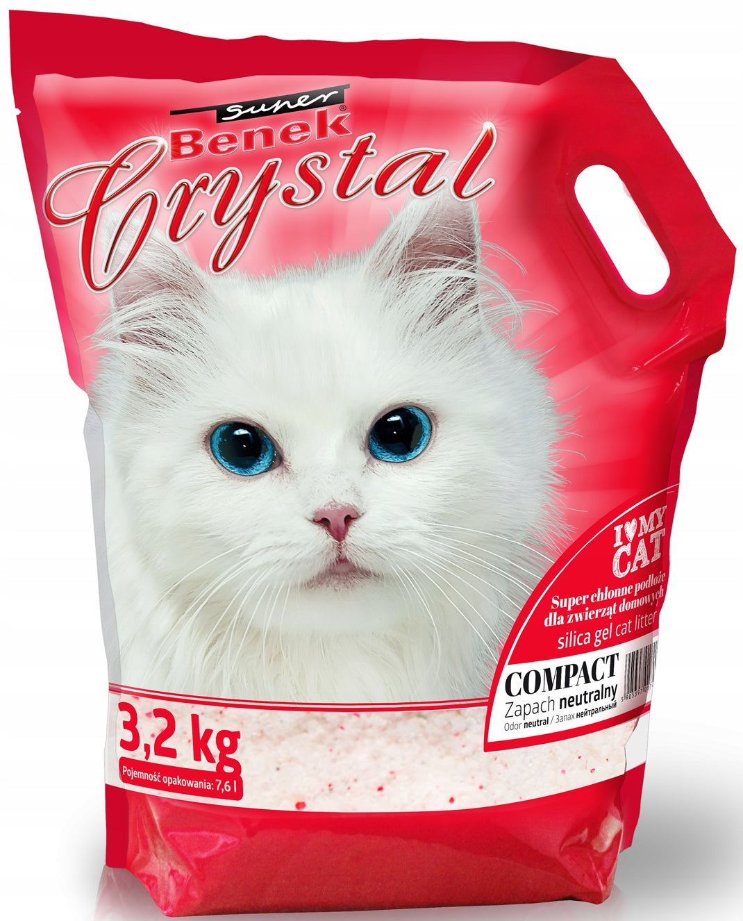 Cat Litter Silicone Benek Crystal Compact 4x7,6L Fine Star EAN (GTIN) 5905397020851