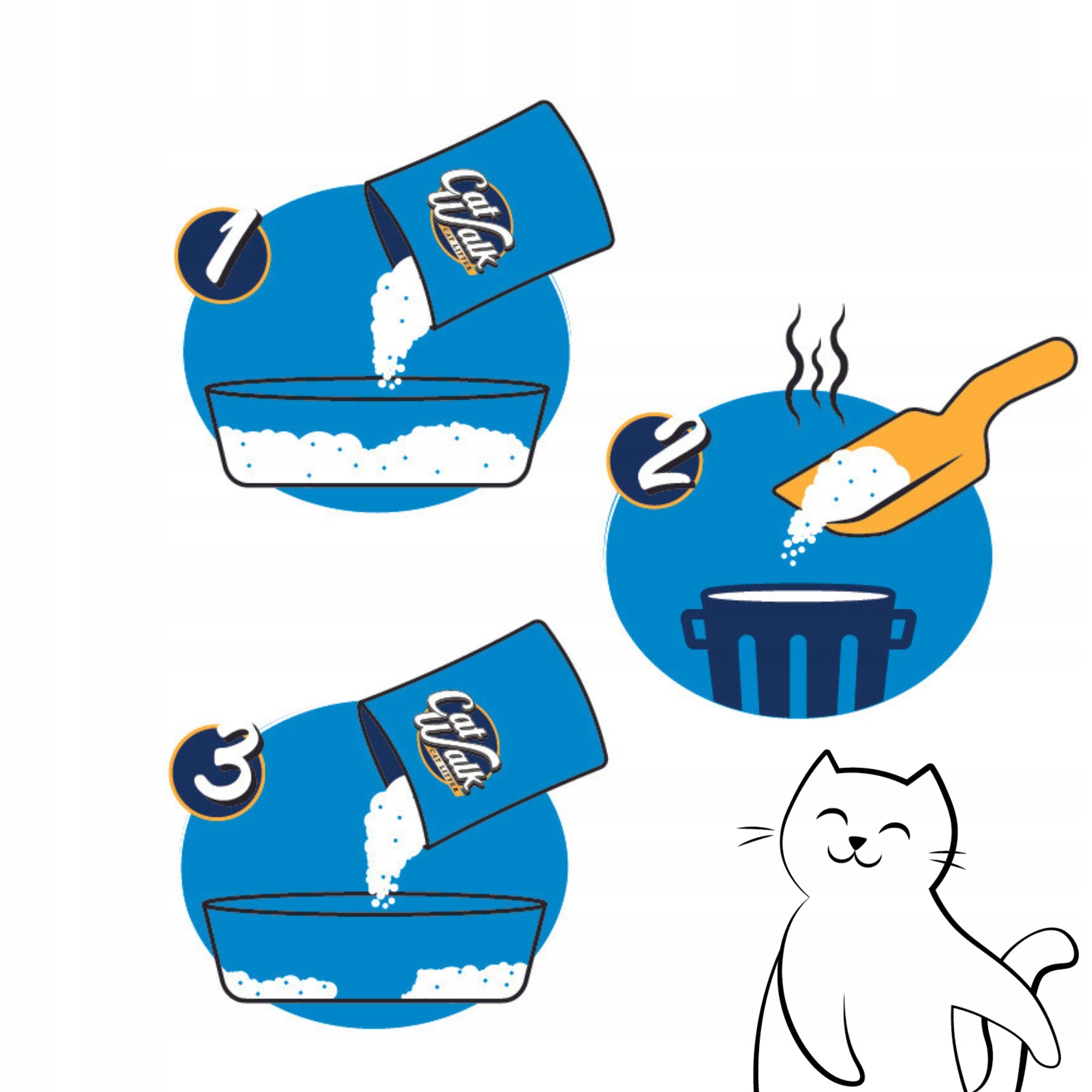 Cat Litter Silicone Dust-Free CatWalk Diamonds | Set of 8 Brand CatWalk