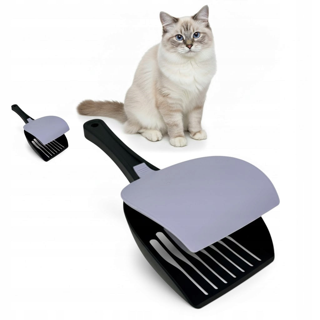 Cat Litter Spatula with LID for Shaking PRACTICAL and Helpful