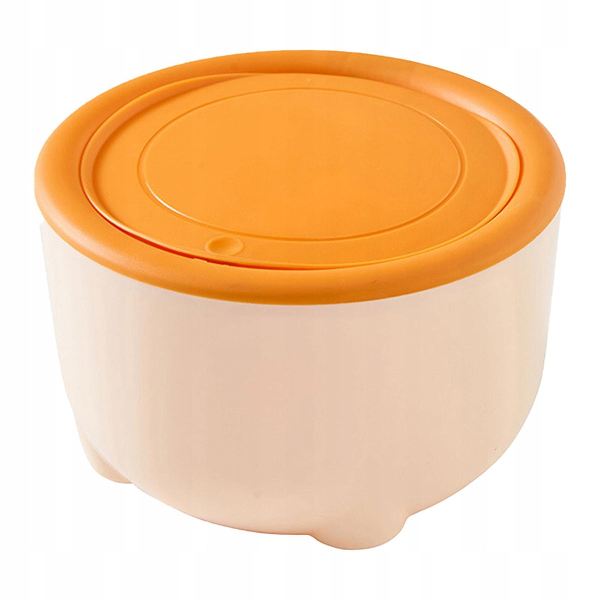 Cat Litter Trash Can Portable Lightweight Pet Poop Trash Can Pet Yellow