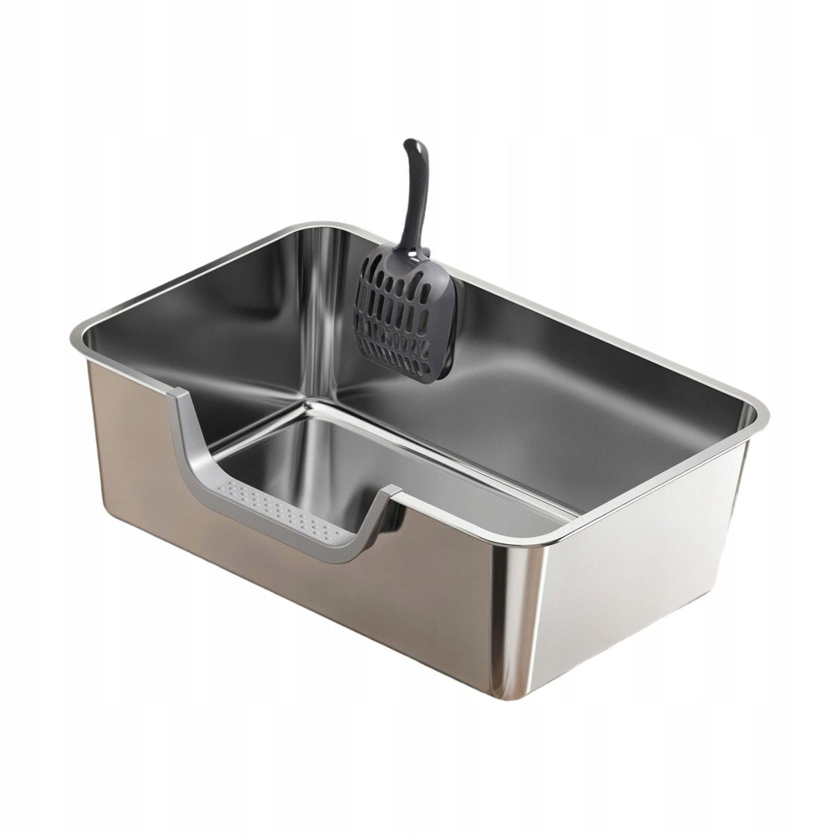 Cat Litter Tray,Cat Toilet,Top Entry Semi Enclosed Lowered Front for M