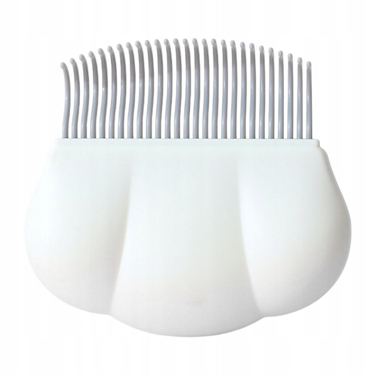 Cat Massaging Shell Comb Deshedding Undercoat Deep Cleaning Fur white Brand no brand