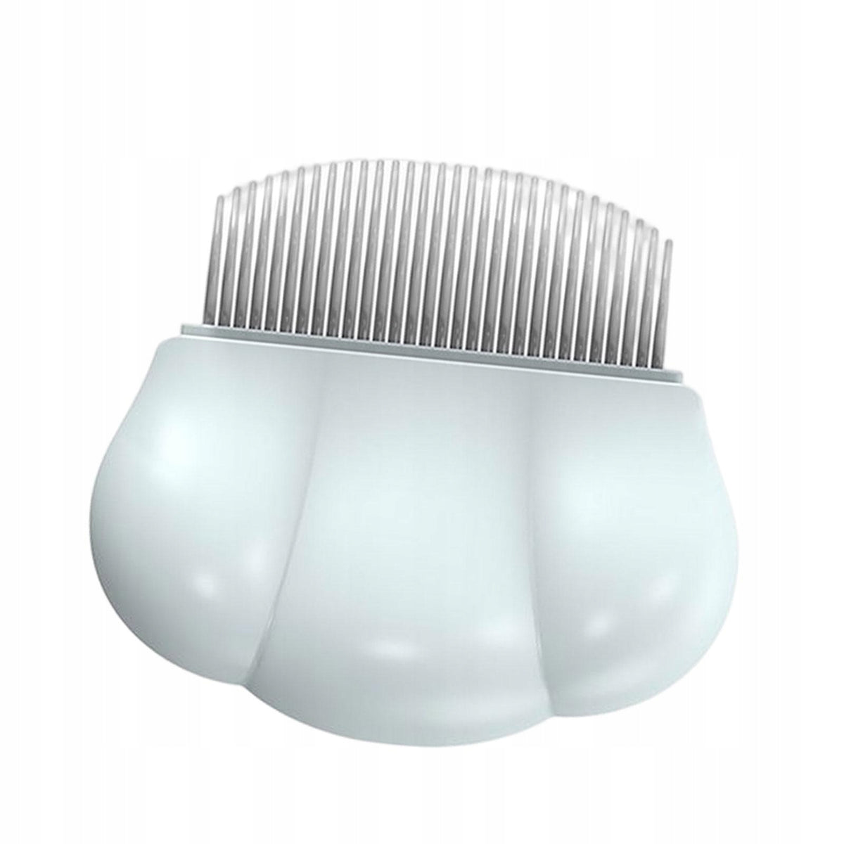 Cat Massaging Shell Comb Massaging Cat Brush Pet Hair Removal Tool for Cyan