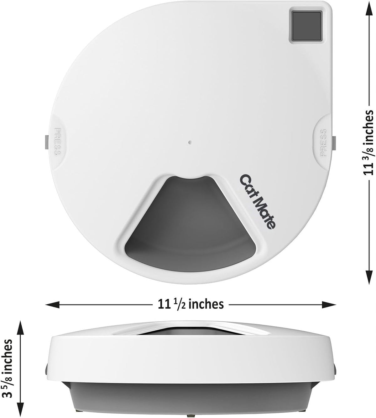 Cat Mate C500 Automatic feeder, white, 5 servings Brand Yongsheng