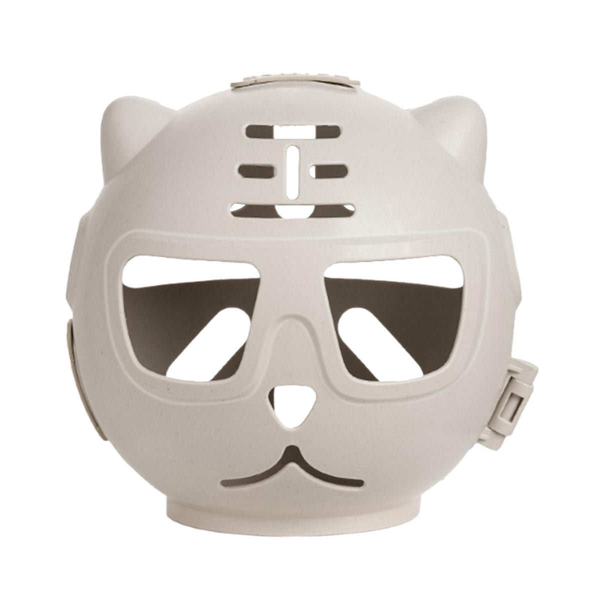 Cat Muzzle Multifunctional Breathable Cat Accessories Anti Khaki