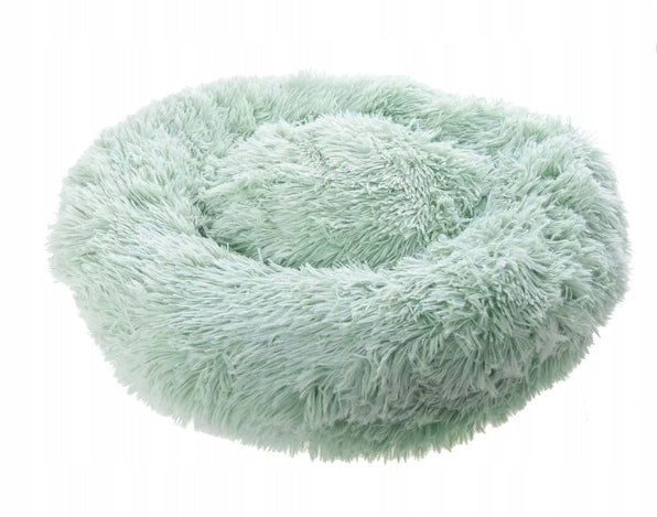 Cat Plaza Bed Soft Fluffy Hairy Pillow Bed