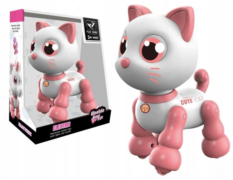 Cat Robot Interactive Mechanical Walking and Repetition