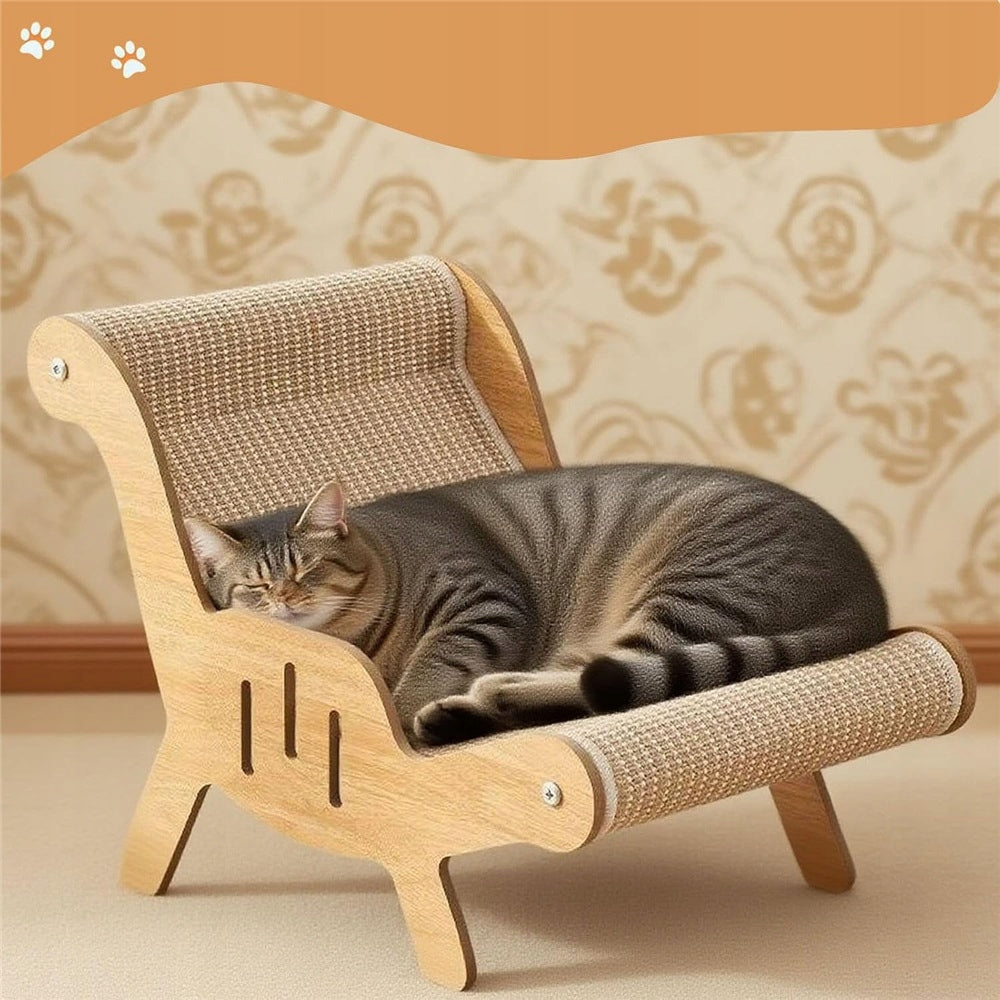 Cat Scratcher Bed Deckchair Catnip, Cat Scratcher in Chairs Product weight with unit packaging 1.55 kg