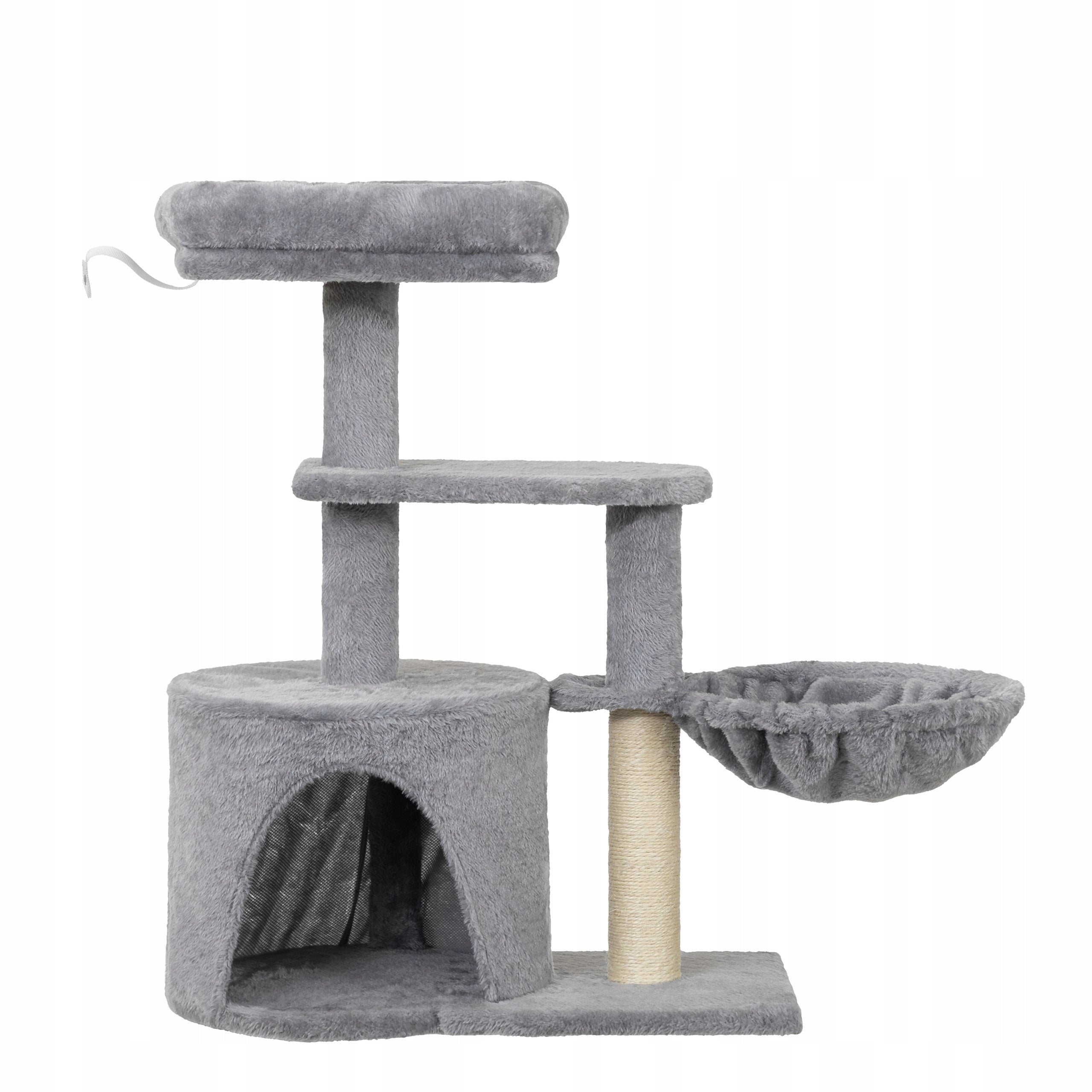 Cat Scratcher Cat Tower with Bedhouse Hammock House H 69 cm Kind small scratching post bed scratching mats scratching post