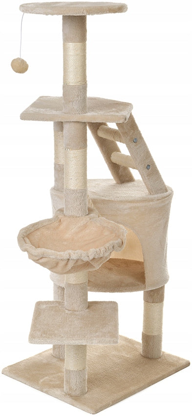 Cat Scratcher High 120 cm 5 Levels Sizal Toys Cottage Bed Brand Funfit Home&Office