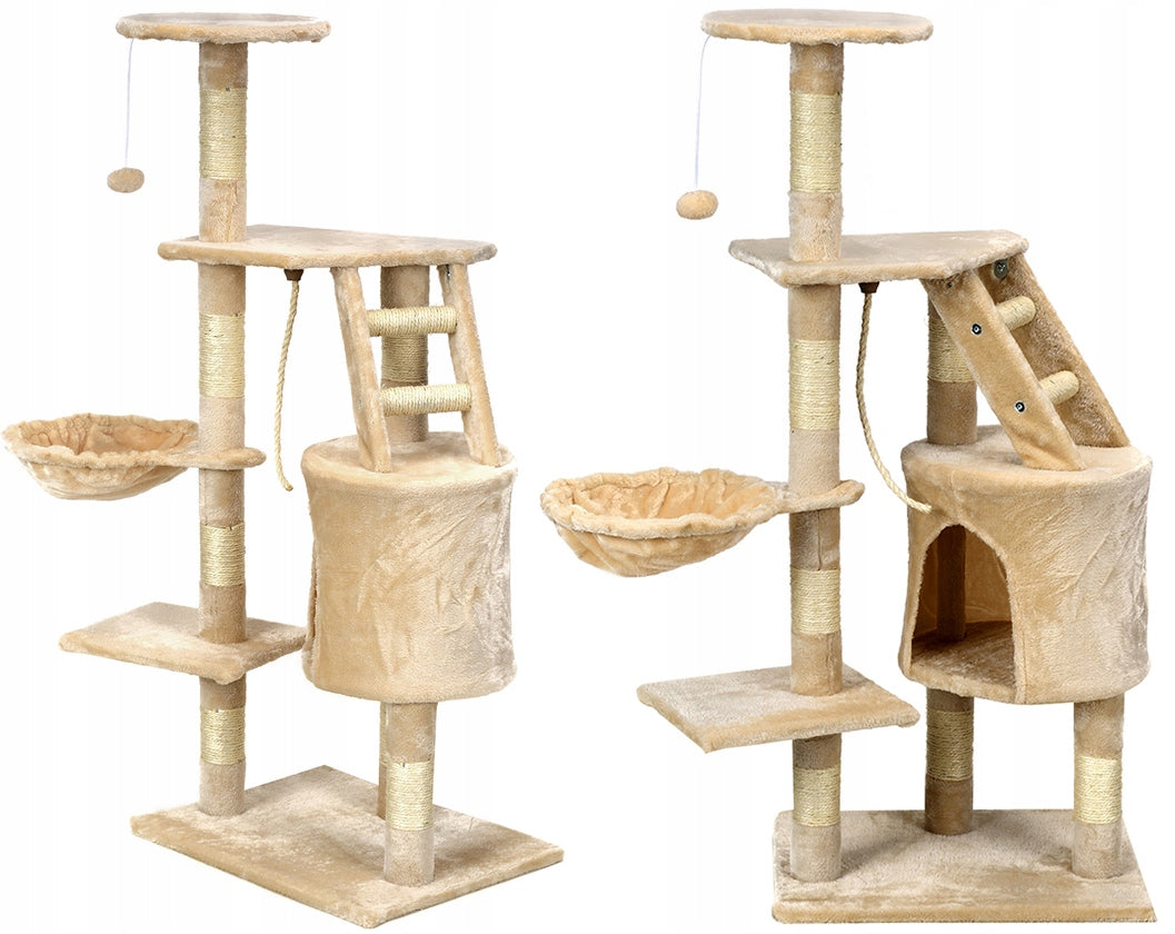 Cat Scratcher High 120 cm 5 Levels Sizal Toys Cottage Bed Number of levels 5