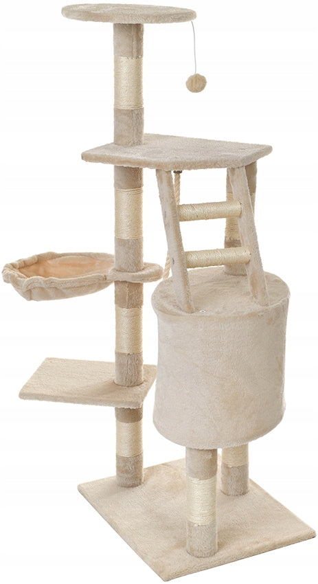 Cat Scratcher High 120 cm 5 Levels Sizal Toys Cottage Bed Trade name DRAPAK 5 POZIOMÓW FUNFIT