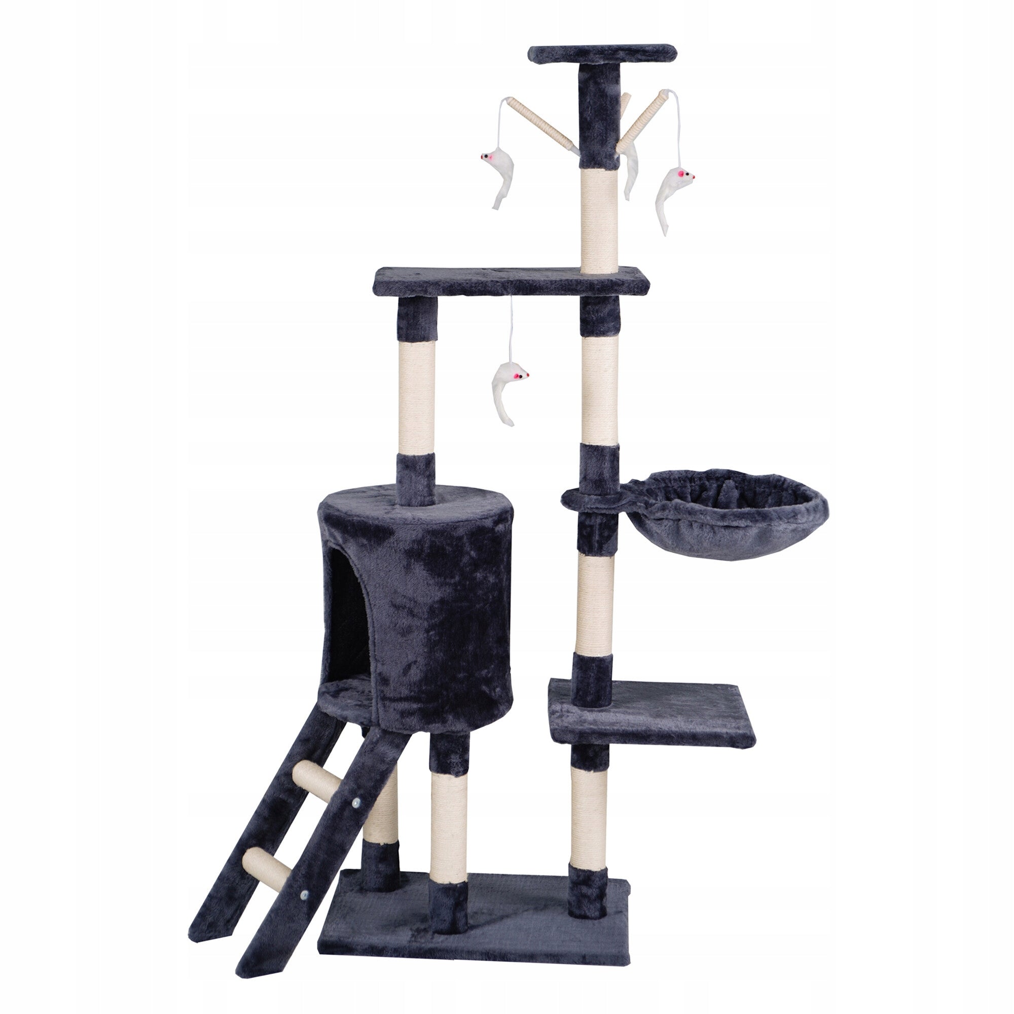 Cat Scratcher High 136 cm Large Bed Post Aga Grey Brand Aga