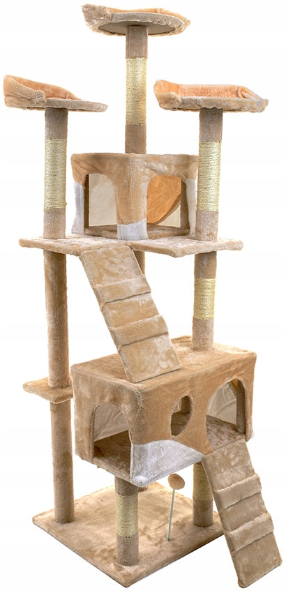 Cat Scratcher High Beige XXL 161-220 cm Sizal Toys Cottage Bed Manufacturer code 1953