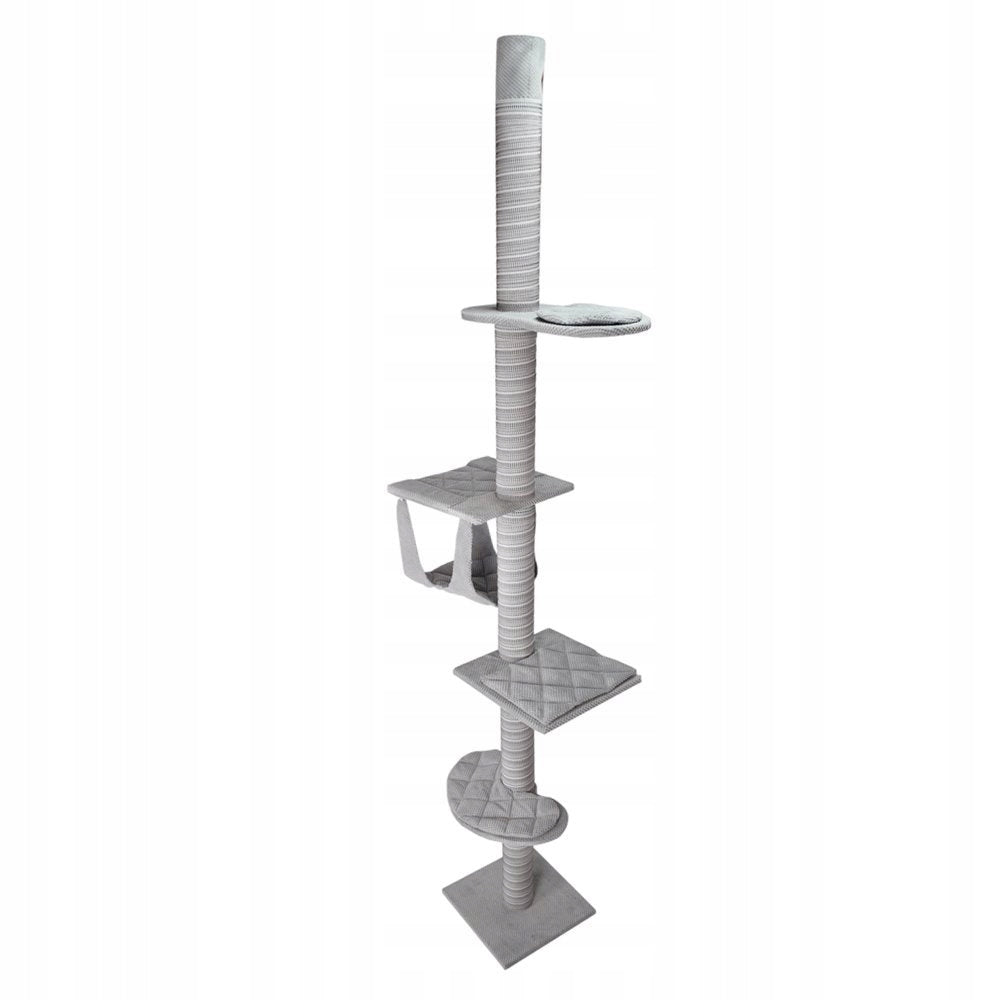 Cat Scratcher Makspol Ceiling No. 2 High with Hammock! Light Grey Brand Makspol