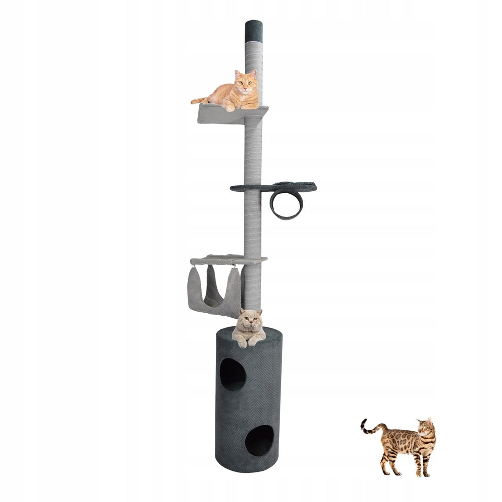 Cat Scratcher Makspol Ceiling No. 3 Cottage Hammock Beds High! Grey