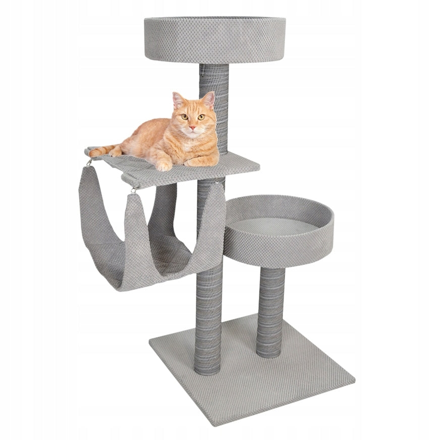 Cat Scratcher Makspol nr. 37M Bed + Hammock! Light Grey