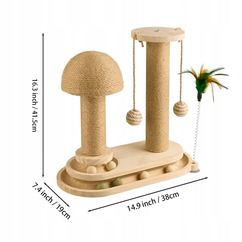 Cat Scratcher with Ball Track Brand no brand