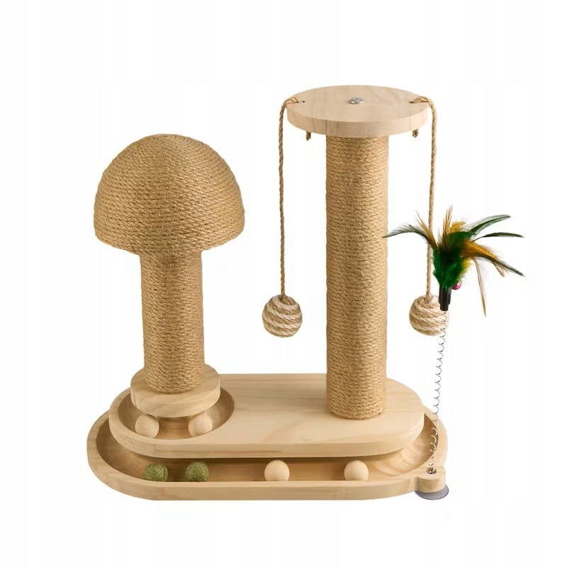 Cat Scratcher with Ball Track