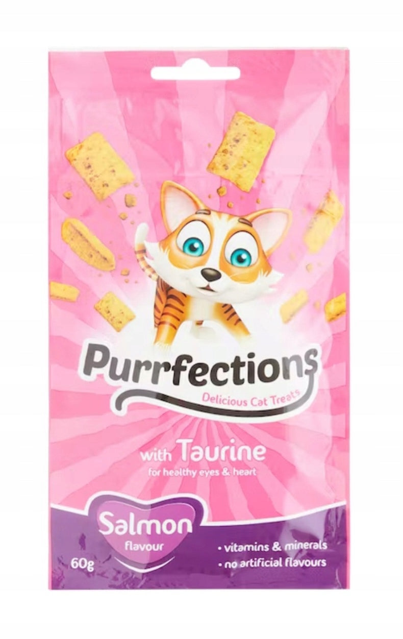 Cat Snacks Purrfections CAT TREAT AWARD WITH SALMON 60G