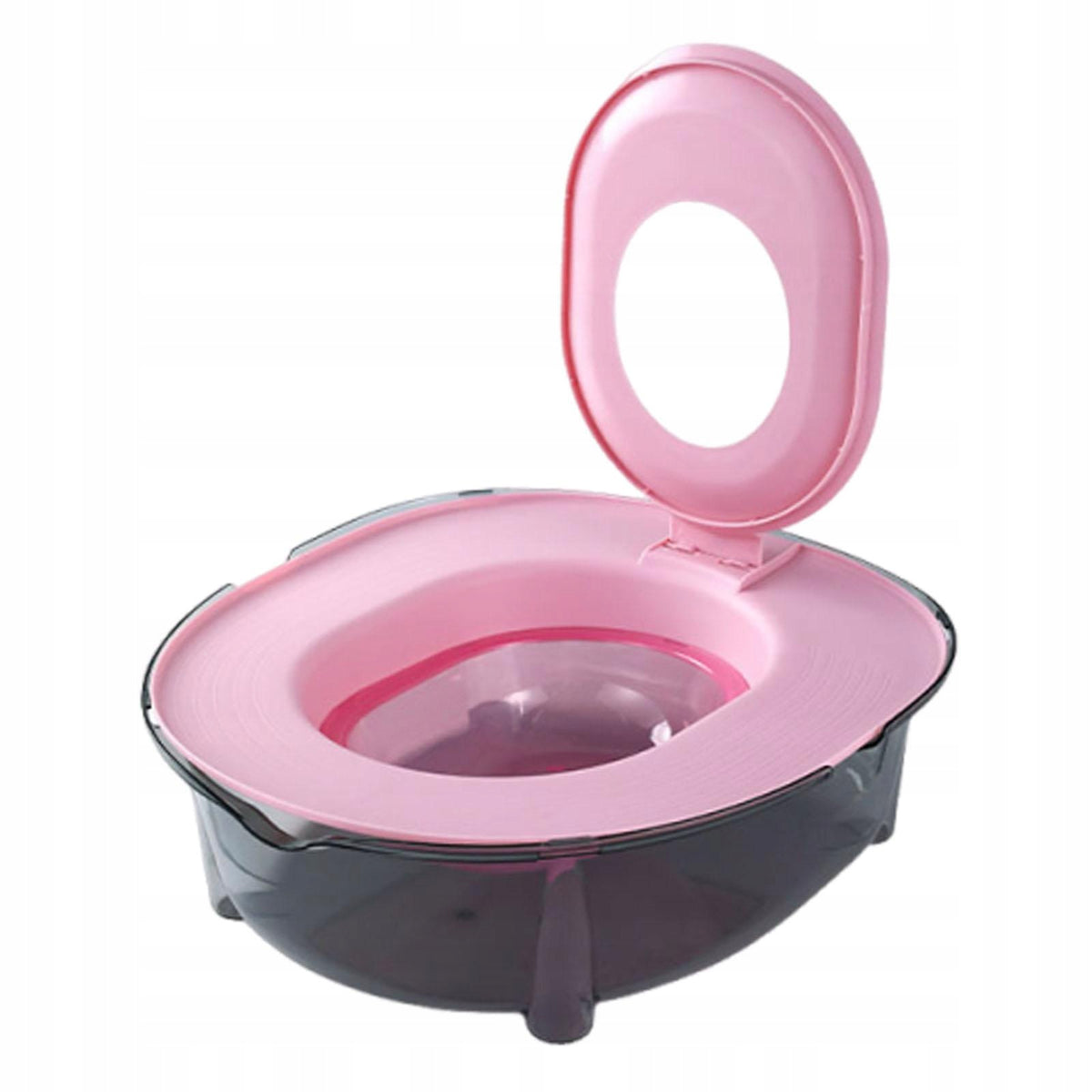 Cat Toilet Training Kit Accessory Home Shop Litter Pan Portable Pink Packaging status original