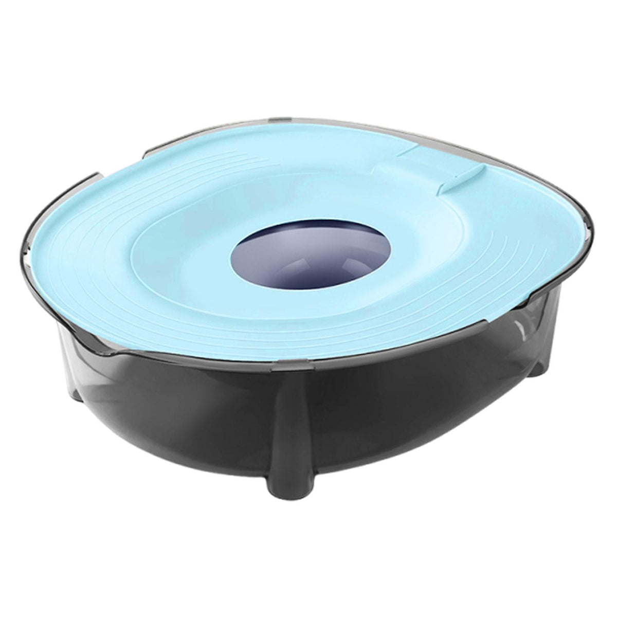 Cat Toilet Training Kit Pet Toilet Training System Removable Reusable Bkue